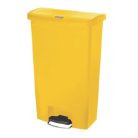 Commercial Step On Bin | Slim Jim Front Pedal Bin | 68L Capacity | Rubbermaid CW589