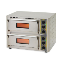 Commercial Double Deck Pizza Oven | Professional Italian Pizza Oven | 8 Pizza Capacity | Roller Grill PZ430D