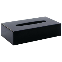 Commercial Tissue Holder | Black Rectangular Napkin Dispenser | Countertop Tableware | DA605