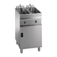 Commercial Twin Basket Fryer | Deep Fat Fryer | Filtration System | Auto Lift Baskets | Valentine Evo 2525T