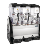 Commercial Slush Machine | 3 x 12L Capacity | Frozen Drink Dispenser | Polar G-Series DB843