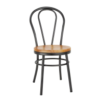 Commercial Side Chairs | Metallic Grey Stacking Chairs | Pack of 2 | Bolero DC178