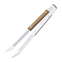 BBQ Meat Tongs | Churrasco Grill Tongs | 15-inch Stainless Steel | Tramontina DC476