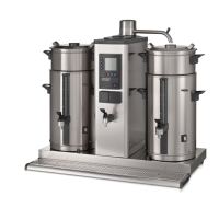 Commercial Bulk Coffee Brewer | Coffee Urn System | 20L Capacity with Hot Water Tap | Bravilor B10 HW DC690-3P