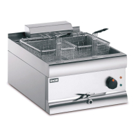 Commercial Electric Countertop Fryer | Single Tank Deep Fat Fryer | 2 Baskets | Lincat DF46