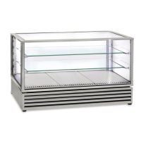 Commercial Countertop Display Fridge | Roller Grill Display Cabinet | 3/1GN Capacity | Stainless Steel | Roller Grill CD1200