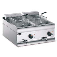 Commercial Twin Tank Countertop Electric Fryer | Deep Fat Fryer | 2 Baskets | Lincat DF618