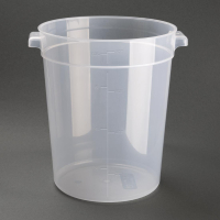Commercial Food Storage Container | Round Polypropylene Container | 7.5L Capacity | Vogue DJ960