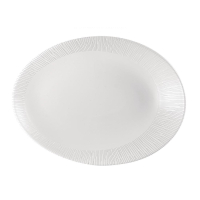 Bamboo Oval Plate | Serving Platter | 350 x 267mm | Churchill DK423