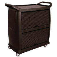 Polypropylene 3 Tier Trolley | Catering Utility Cart | Heavy Duty Service Trolley | Vogue DK737
