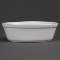 Oval Pie Bowl | Whiteware Pie Dish | 161mm | Olympia DK807