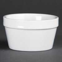 Mediterranean Ramekins | White Serving Dish | 95mm | Olympia DK829