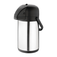 Pump Action Airpot | Thermal Insulated Beverage Dispenser | 1.9Ltr Capacity | Olympia DL163