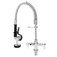 Commercial Mini Pre-Rinser | Single Pedestal Pre-Wash Spray | Catering Sink Accessory | Vogue DL831