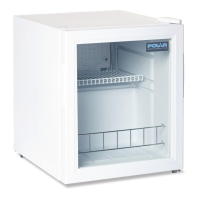Commercial Display Fridge | Counter Top Display Refrigerator | 46 Litre Capacity | Polar DM071