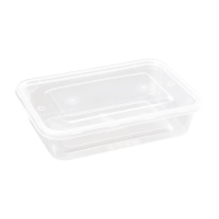 Plastic Microwave Container | Small Food Storage Box | 750ml | Fiesta DM181