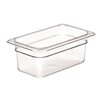 Polycarbonate Gastronorm Pan | 1/4 GN Container | 100mm Deep | Cambro DM715