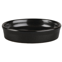 Mediterranean Mezze Dishes | Tapas Serving Plate | 110mm Black | Churchill DN507