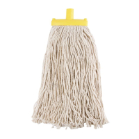 Prairie Kentucky Yarn Socket Mop Head | Industrial Floor Mop | Colour Coded Yellow | Jantex DN828