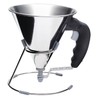 Mini Automatic Piston Funnel | Portion Dispenser | 0.8 Litre Capacity | De Buyer DN905