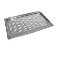 Perforated Spiked Meat Dish | Stainless Steel Draining Plate | For Roasting & Carving | Vogue DN911
