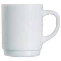Stackable Mugs | Opal Coffee Cups | 290ml Durable Design | Arcoroc DP076