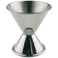 Cocktail Jigger | Stainless Steel Spirit Measure | Double-Ended Bar Tool | APS DP124