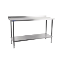Commercial Stainless Steel Wall Table | Prep Table | 1200mm Workstation | Holmes DR036