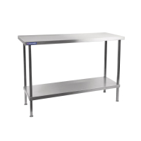 Commercial Stainless Steel Centre Table | Kitchen Work Table | 600mm Preparation Surface | Holmes DR048