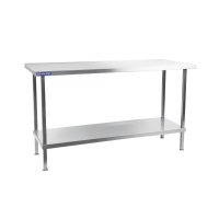 Commercial Stainless Steel Centre Table | Kitchen Prep Table | 1500mm | Holmes DR051