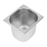 Stainless Steel Gastronorm Pan | 1/6 GN Container | 150mm Deep | Vogue DW451