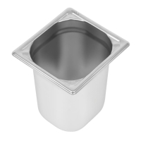 Stainless Steel Gastronorm Pan | 1/6 GN Pan | Heavy Duty 200mm | Vogue DW452