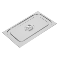 Stainless Steel Gastronorm Pan Lid | 1/1 GN Lid | Heavy Duty Kitchen Accessory | Vogue DW455
