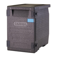 Insulated Food Pan Carrier | Front Loading Catering Box | 86 Litre Capacity | Cambro DW565