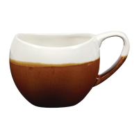 Monochrome Bulb Cup | Coffee Cup | Cinnamon Brown 300ml | Churchill DY164