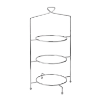Three Tier Cake Stand | Afternoon Tea Stand | 260mm Porcelain | Utopia Savoy DY299