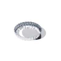 Fluted Quiche Tin | Tart Pan | Removable Base 12cm | Vogue E798