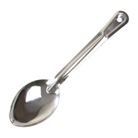 Plain Serving Spoon | 13in Stainless Steel Serving Utensil | Commercial Catering Spoon | Vogue F499