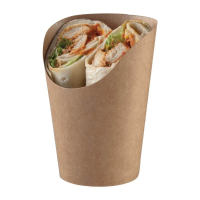 Recyclable Kraft Wrap Scoops | Food Packaging | Pack of 1000 | Colpac FA377