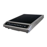 Commercial Induction Hob | Professional Induction Cooktop | 3000W Single Zone | Adventys BRIC 3000 FA428