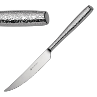 Steak Knives | Serrated Edge Cutlery | 12 Pack Restaurant Set | Churchill Raku FA772