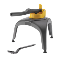 Potato Masher Stand and Accessory | Commercial Food Prep Tool | Stainless Steel Construction | Matfer Prep Chef FA852