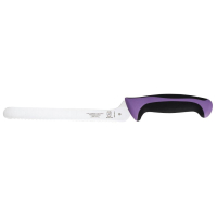 Offset Serrated Bread Knife | Allergen Safety Purple Knife | 20cm Blade | Mercer Culinary FB504