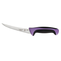 Curved Boning Knife | Allergen Safety Knife | 15cm Purple Handle | Mercer Culinary FB506