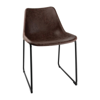 Rodeo Side Chair | Stackable Dining Chair | Mocha Finish | Bolero FB881