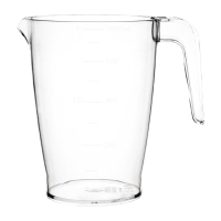 Polycarbonate Stacking Jug | 1L Drinks Server | Clear Shatterproof Design | Kristallon FB890