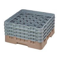 Glass Washing Rack | Cambro Camrack | 30 Compartments | Max Glass Height 215mm | Cambro FD076