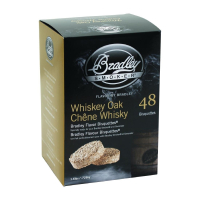 Whiskey Oak Flavour Bisquettes | Bradley Food Smoker Refills | Pack of 48 | Bradley FE643