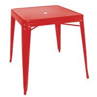 Bistro Square Steel Table | Outdoor Cafe Table | 668mm | Bolero GC868