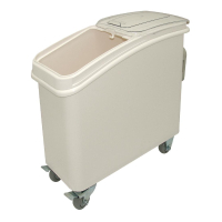 Polypropylene Ingredient Bin | Food Storage Container | 102L Capacity with Scoop | Vogue GD027